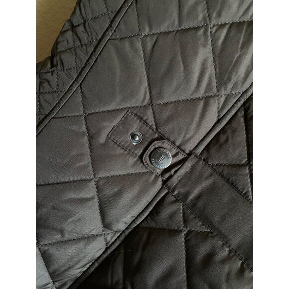 Lucchese Quilted Vest Size XL Polyester Micro Suede Zipper Brown Coastal Cowgirl - Picture 6 of 13